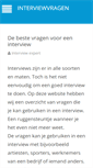 Mobile Screenshot of interviewvragen.nl