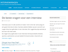 Tablet Screenshot of interviewvragen.nl